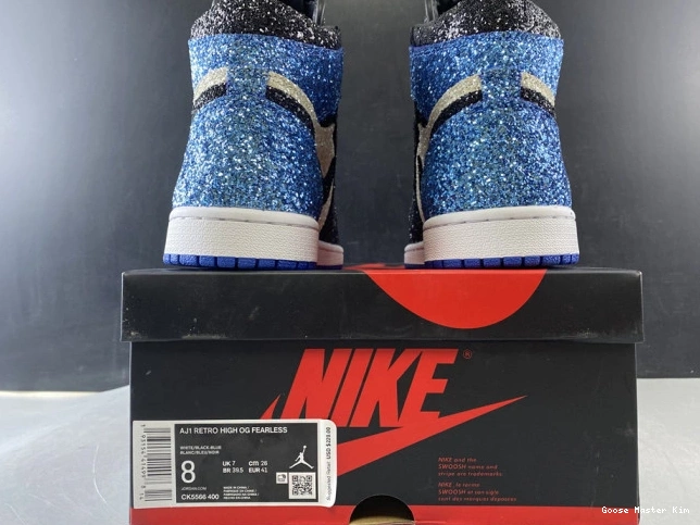 JORDAN 1 CK5566-400 DESIGN GLITTER X FRAGMENT AIR 0726